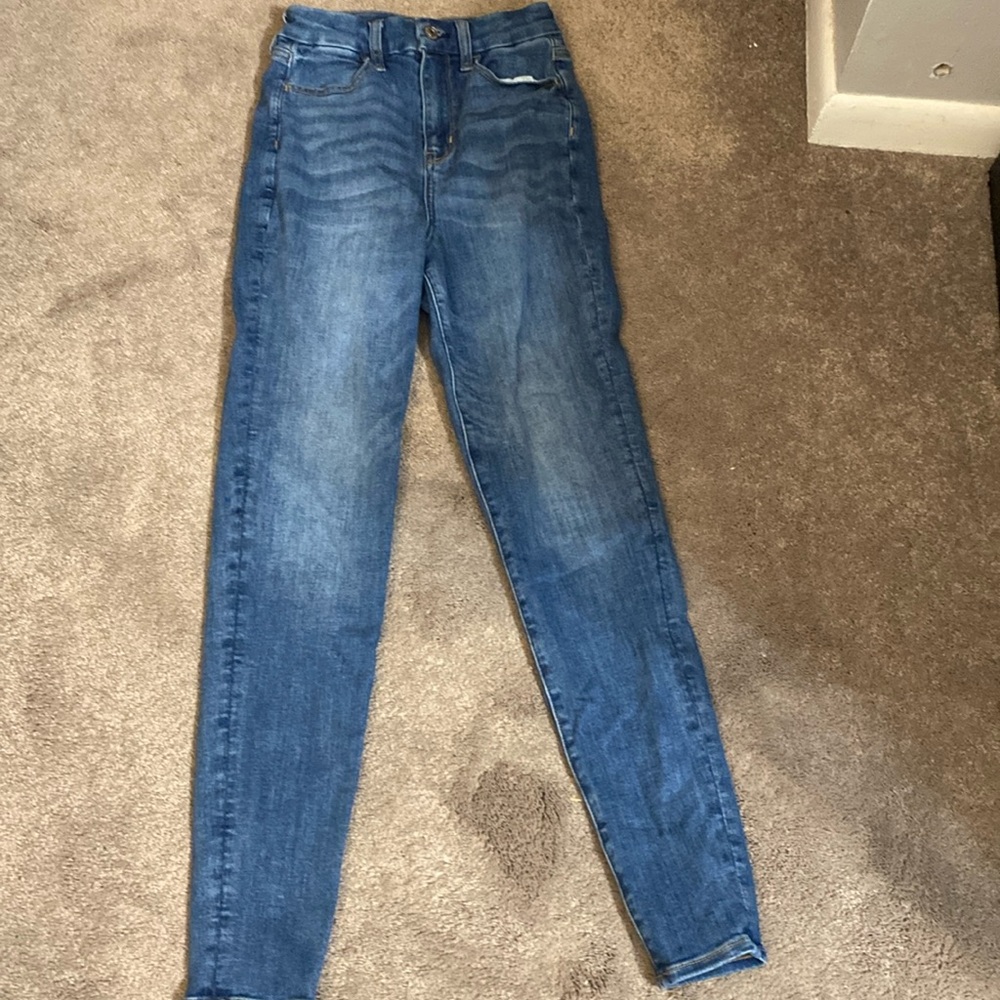 American Eagle curvy highest rise jeggings